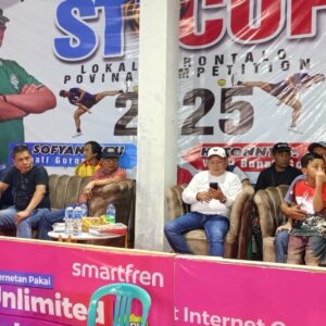 Pererat Tali Silaturrahmi Wakil Bupati Bonbol Support Turnamen Sepak Takraw di Kabupaten Gorontalo