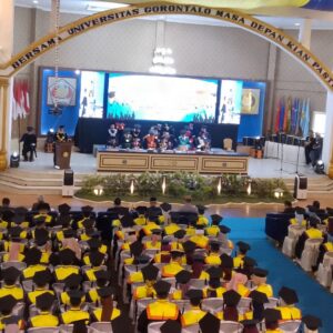 Wisuda ke-27, Universitas Gorontalo Lahirkan 619 Lulusan Unggul dan Berdaya Saing