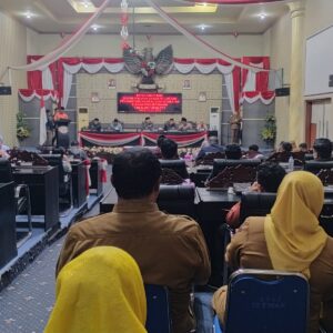 Bupati Sofyan Sampaikan Rancangan Perubahan KUA-PPAS 2025 dalam Sidang Paripurna DPRD