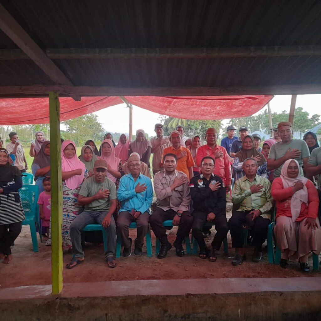 Lewat Program ASMARA, Pemerintah Desa Bina Jaya dan Bhabinkamtibmas Terima Aspirasi Masyarakat