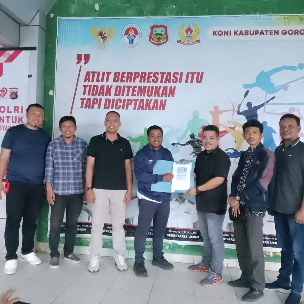 Didampingi Ketua DPD PJS Provinsi, Jeffry Serahkan 14 Dukungan Cabor ke Panitia Musda KONI Kabgor
