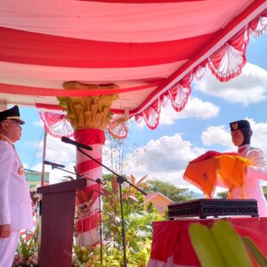 Sempat Gugup, Aura Rizka Sukses Membawa Baki di HUT RI ke-80 Kabupaten Gorontalo