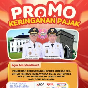 Ringankan Beban Masyarakat, Pemkab Bone Bolango Kurangi BPHTB dan PBB-P2 Sebesar 50 Persen