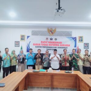 Sekda Gorontalo Tekankan Pentingnya Sinergi dalam Reforma Agraria