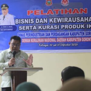 Pemkab Gorontalo Perkuat Daya Saing IKM Lewat Pelatihan Bisnis dan Kurasi Produk