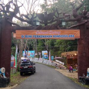 Peserta Peran Saka Nasional Mulai Dirikan Tenda di Bumi Perkemahan Bongohulawa