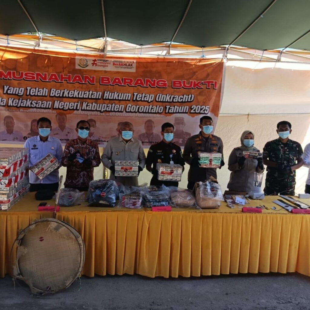 Wabup Tonny Junus: Pemusnahan Barang Bukti Wujud Tanggung Jawab Moral Dan Penegakan Hukum