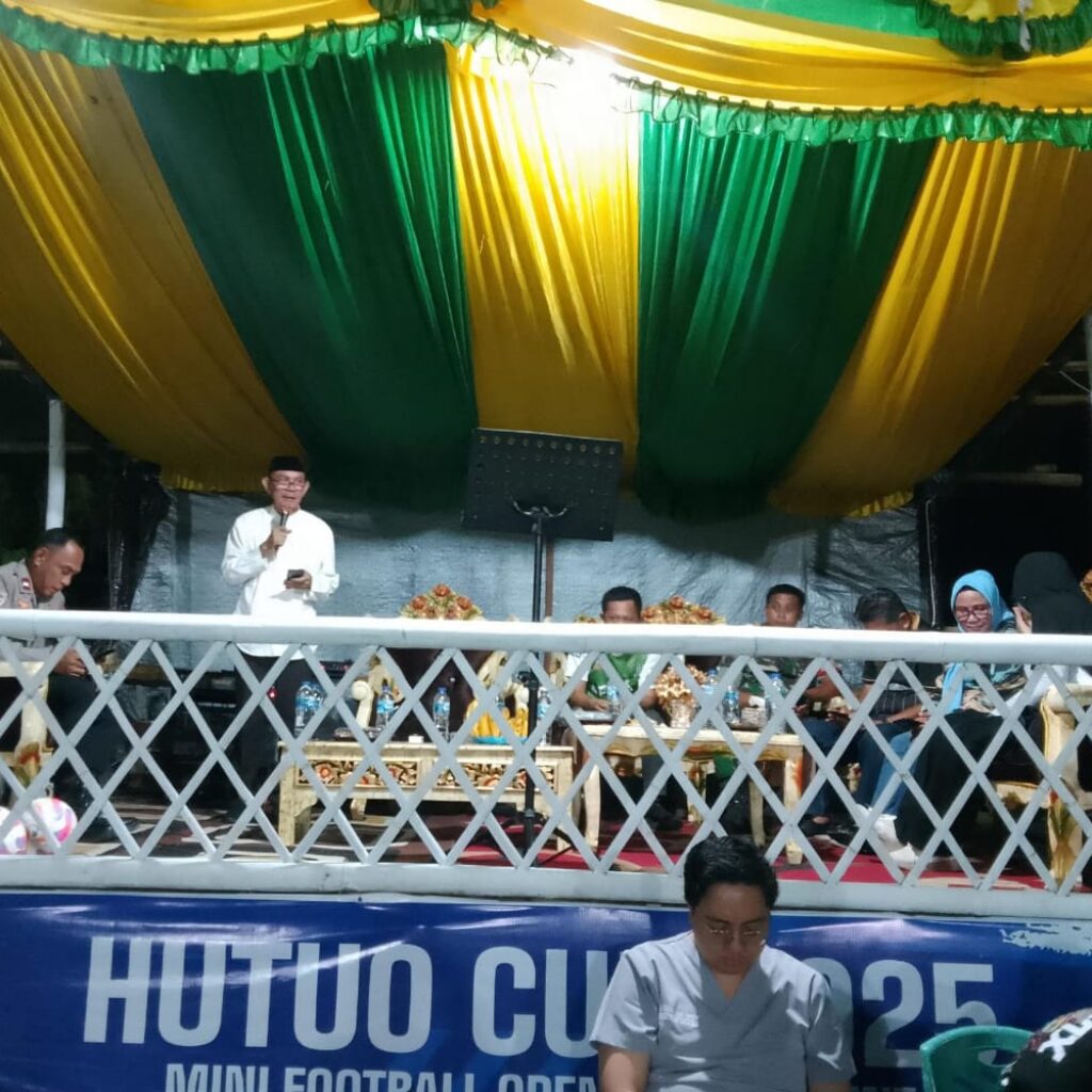 Mewakili Pemerintah Daerah, Ini Penyampaian Camat Limboto di Pembukaan Hutuo Soccer Cup II