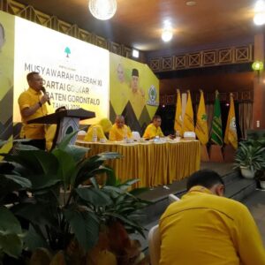DPD Golkar Provinsi Tutup Musda XI Kabupaten Gorontalo Dengan Tiga Wajah Partai