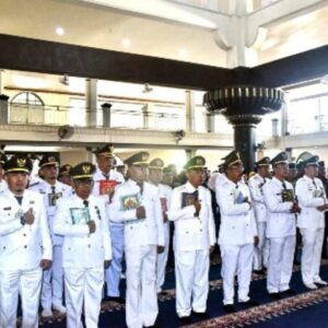 Pelantikan 91 Pejabat Pemkab Gorontalo  Menggunakan Konsep Spritual