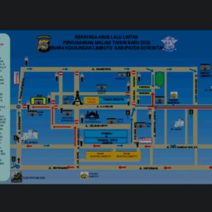 Satlantas Polres Gorontalo Imbau Pengendara Ikuti Rekayasa Lalu Lintas Malam Tahun Baru 2026