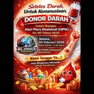 Setetes Darah Untuk Kemanusiaan di HPN 2026