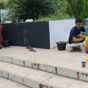 Lomba Mural Warnai Rangkaian HPN ke-80 di Taman Budaya Limboto