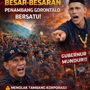 Aliansi Penambang Gorontalo Bersatu Desak Gubernur Gorontalo Mundur Dari Jabatan