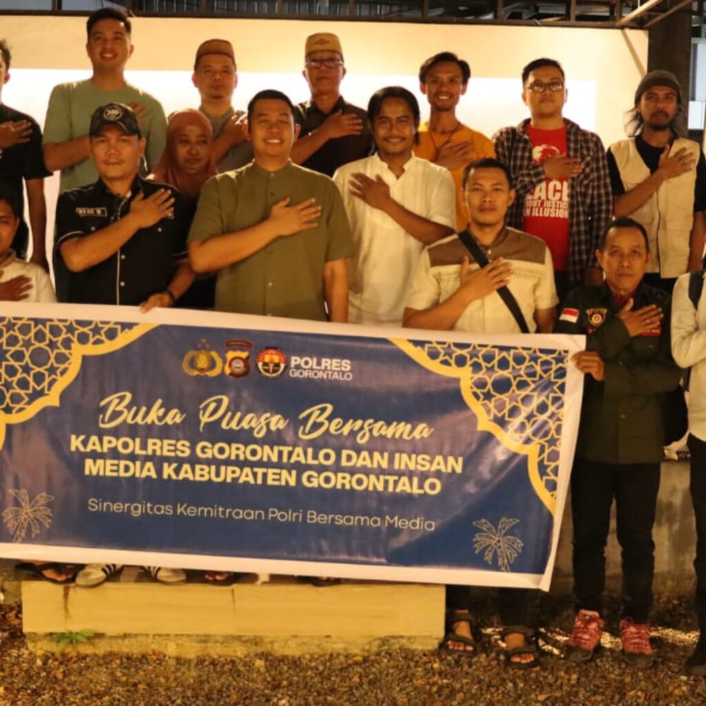 10 Hari Terakhir Ramadhan, Polres Gorontalo Jalin Silaturahmi dengan Insan Pers, Bahas Pengamanan Mudik