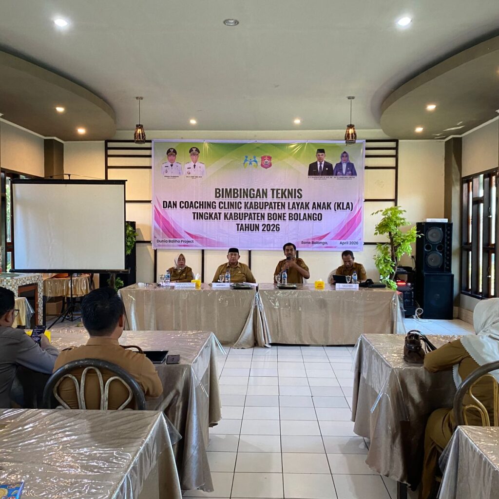 Perkuat Komitmen Pemenuhan Hak Anak, Bimtek dan Coaching Clinic KLA Bone Bolango Digelar