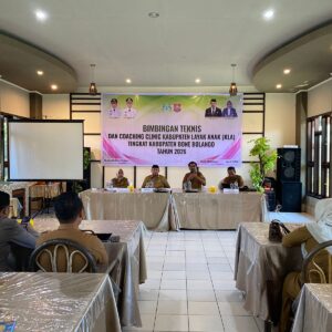 Perkuat Komitmen Pemenuhan Hak Anak, Bimtek dan Coaching Clinic KLA Bone Bolango Digelar