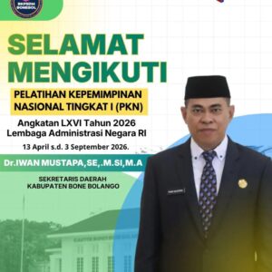 Perkuat Strategi Kepemimpinan, Sekda Bone Bolango Ikuti Pelatihan Kepemimpinan Nasional