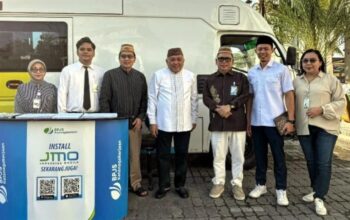 Wabup Gorontalo Tinjau Layanan BPJS Ketenagakerjaan di Agenda Navigasi Iman