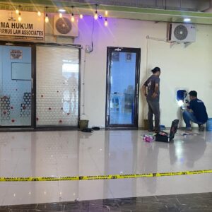 Kantor Firma Hukum di Pasar Modern Limboto Diduga Dijebol OTK