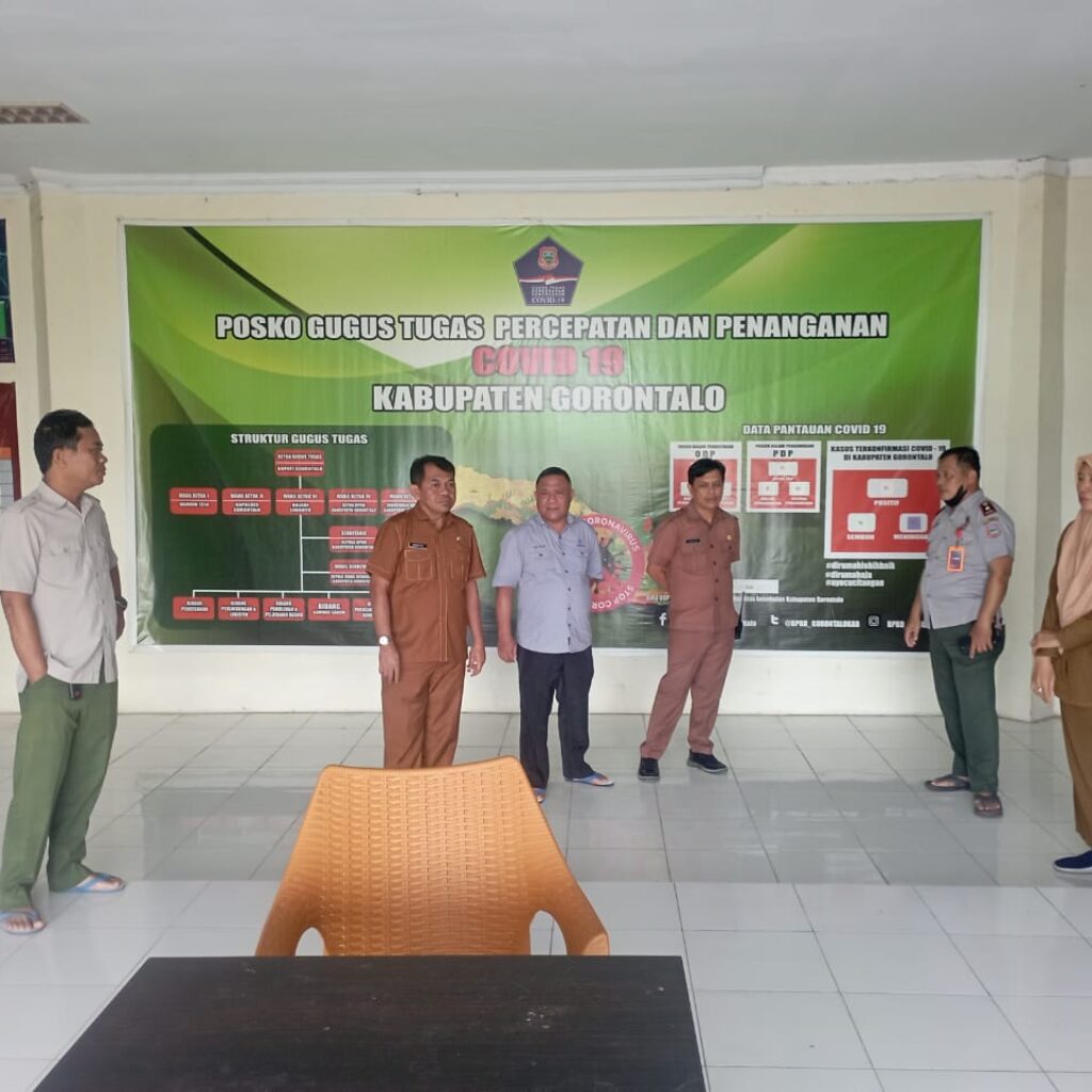 Sambut Penas, Dinas Kominfo dan Dinas Pertanian Kabupaten Gorontalo Tinjau Penempatan Media Center 