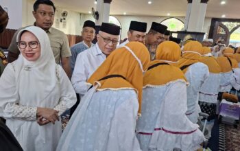 Lantunan ‘Labbaikallahumma Labbaik’ Menggema Dipelepasan Calon Jamaah Haji Asal Kabupaten Gorontalo