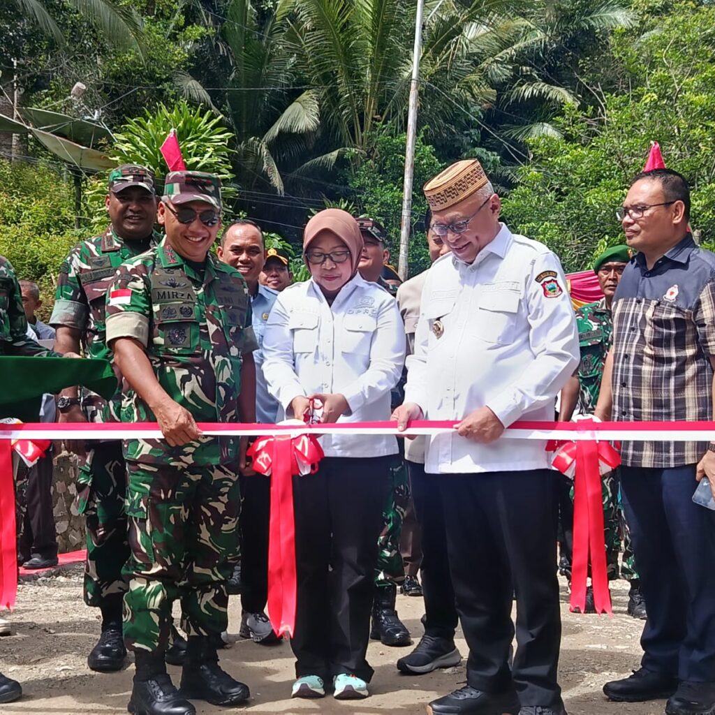 Jembatan Garuda Resmi Difungsikan di Ulapato B, Pangdam Sebut Ini Bagian Dari Program Presiden