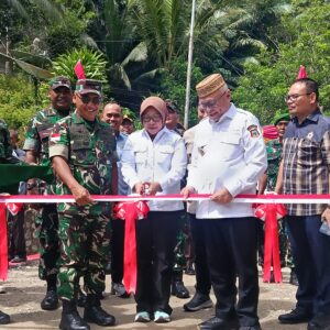 Jembatan Garuda Resmi Difungsikan di Ulapato B, Pangdam Sebut Ini Bagian Dari Program Presiden