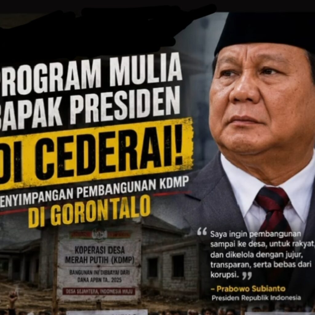 Program Strategis Presiden Diduga Dicederai, Pembangunan KDMP di Desa Molotabu Disoroti