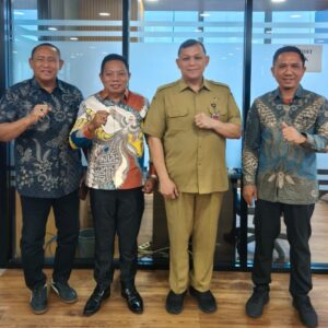 Risman Tolingguhu Konsultasikan Penyelesaian Kerugian Daerah Ke Kemendagri Dan Studi Tiru Ke Pemkot Bandung