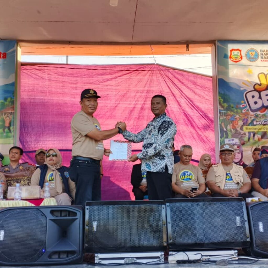 BNN Kabupaten Gorontalo Perkuat Gerakan Desa Lewat Kolaborasi Jumat Bersinar