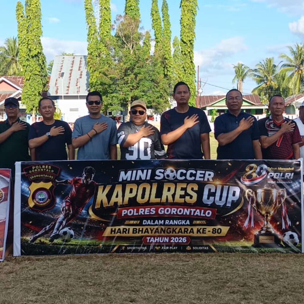 Mini Soccer Kapolres Cup 2026 Resmi Bergulir, Sekda Apresiasi Sinergi Pemkab dan Polres Gorontalo