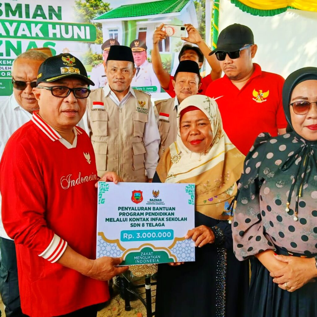 Baznas Kabupaten Gorontalo Bangun 11 Rumah Layak Huni, Bupati Sofyan: Perkuat Kolaborasi Tanggulangi Kemiskinan
