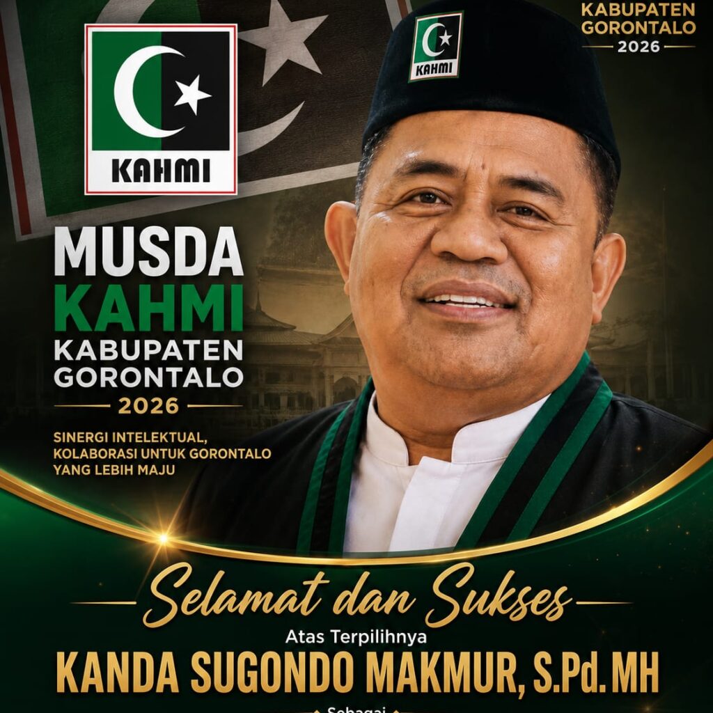 Berlangsung Alot, Akhirnya Sugondo Makmur Terpilih Pimpinan MD KAHMI Kabupaten Gorontalo