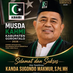 Berlangsung Alot, Akhirnya Sugondo Makmur Terpilih Pimpinan MD KAHMI Kabupaten Gorontalo