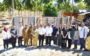 Wabup Tonny Junus Tinjau Pembangunan Rumah Layak Huni