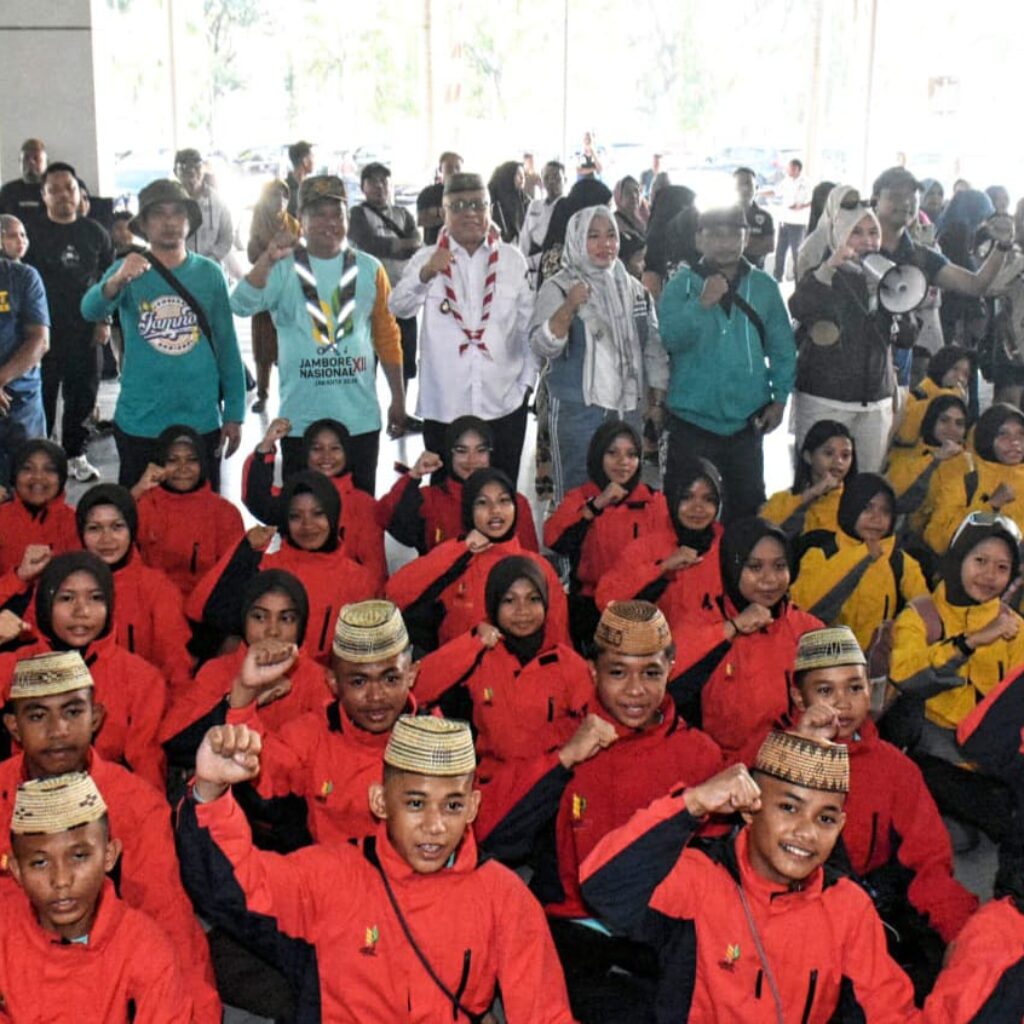 203 Pramuka Gorontalo Bertolak ke Cibubur Ikuti Jamnas XII, Kabgor Jadi Kontengen Terbanyak