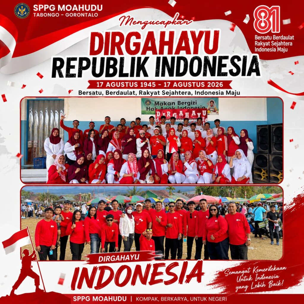 SPPG Moahudu Semarakkan HUT ke-81 Kemerdekaan Republik Indonesia