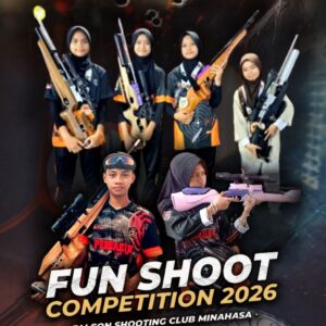 Enam Atlet Utusan Pengkab Perbakin Gorontalo Berlaga di Fun Shooting Competition 2026 Sulawesi Utara