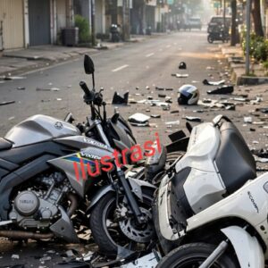 Sudah Menghindar Tetap Tertabrak, Wartawan Mimoza TV Alami Patah Tangan