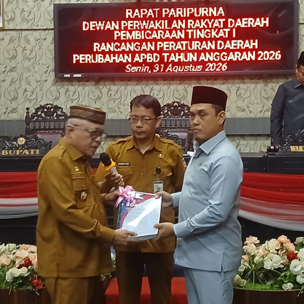 Diterima Zulfikar Usira, Ranperda Perubahan APBD Akan Dibahas