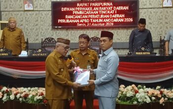 Diterima Zulfikar Usira, Ranperda Perubahan APBD Akan Dibahas