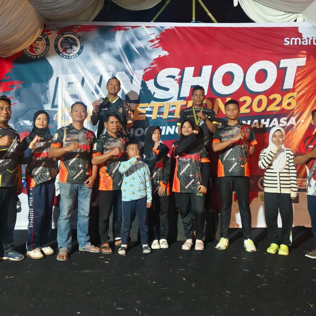 Ikuti Fun Shooting Competition 2026, Pengkab Perbakin Gorontalo Bawa Pulang Dua Medali