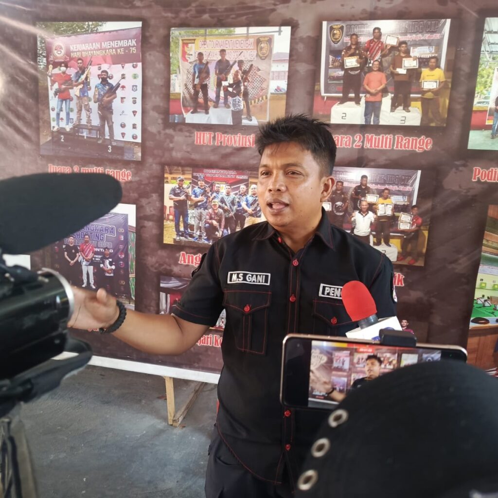 Lantik Pengurus Hulondalo Biliders Gameskap, Pengkab Perbakin Gorontalo Dorong Prestasi Atlet Menembak
