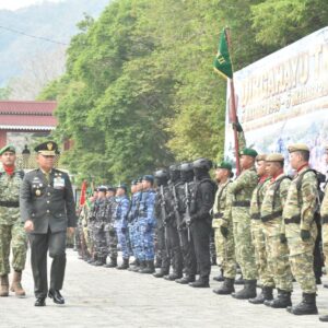 Kasdam XIII/Merdeka Pimpin Upacara HUT Ke-81 TNI di Gorontalo