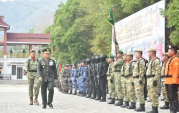 Kasdam XIII/Merdeka Pimpin Upacara HUT Ke-81 TNI di Gorontalo