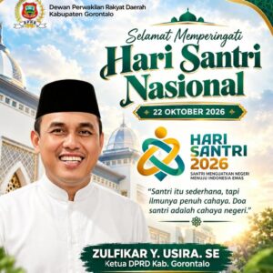 Zulfikar Usira Titip Harapan Indonesia Emas di Hari Santri Nasional 2026